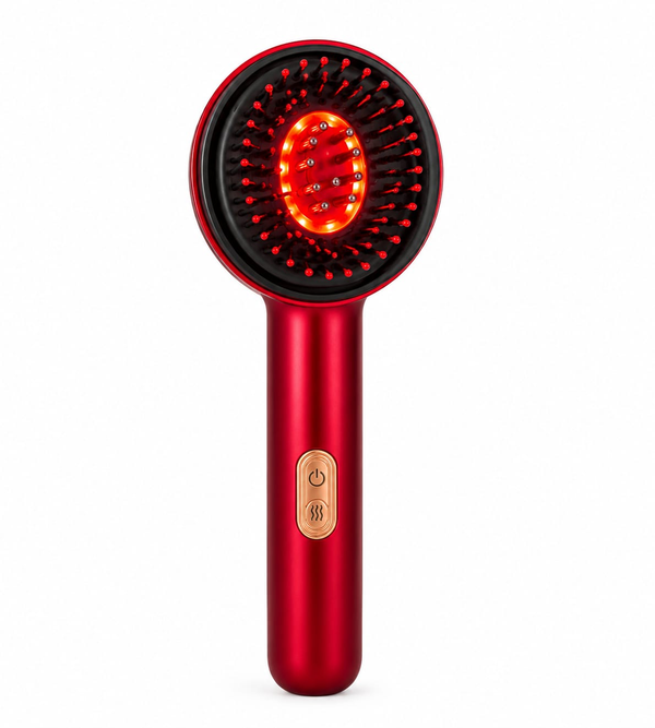 Smart Oil-Free Hair Massager Brush – Electric Scalp Massage & Hair Care Comb with Heat Therapy