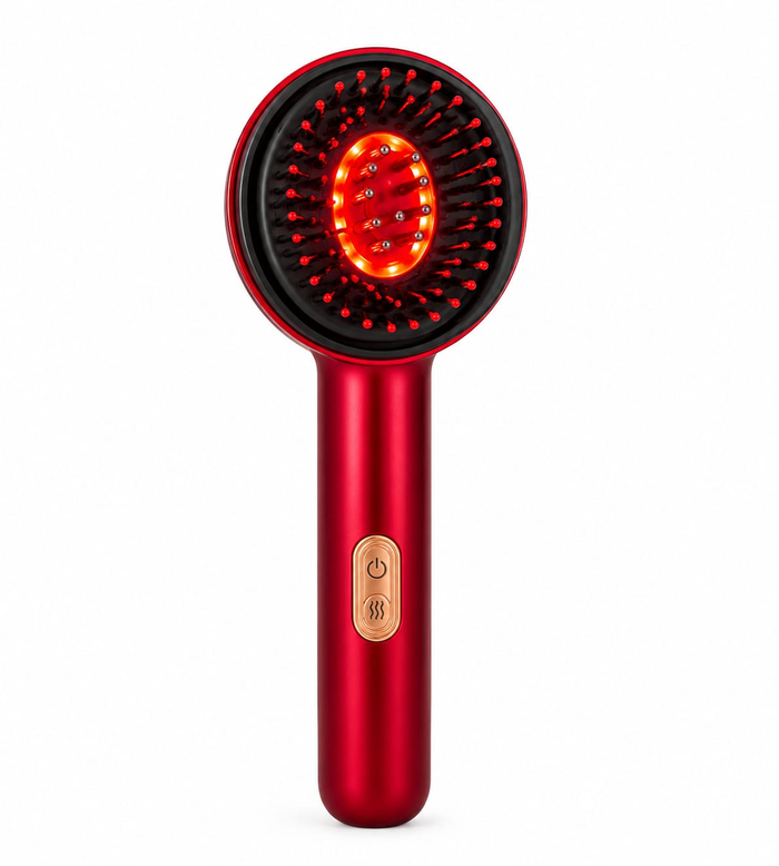 Smart Oil-Free Hair Massager Brush – Electric Scalp Massage & Hair Care Comb with Heat Therapy