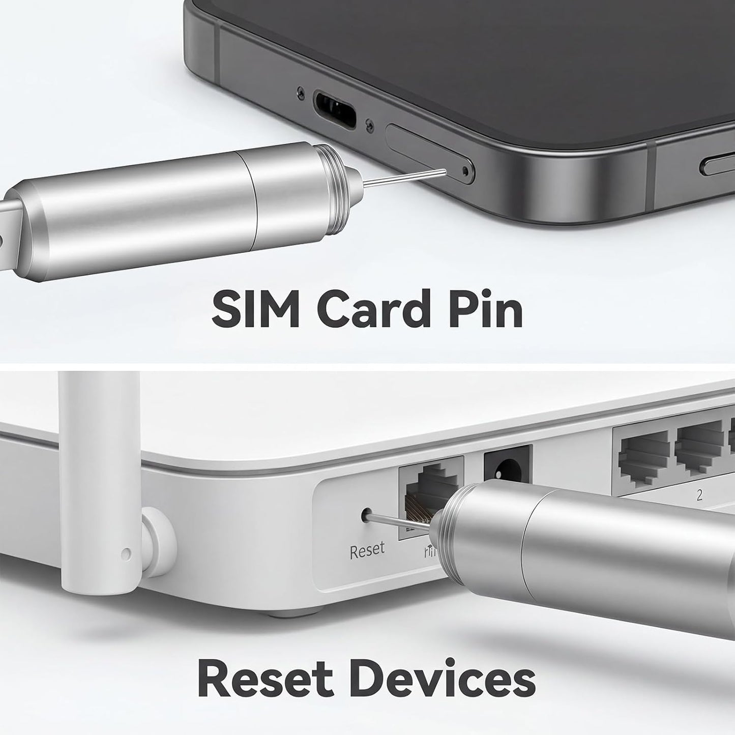 ElevateTech 2-in-1 SIM Ejector Tool