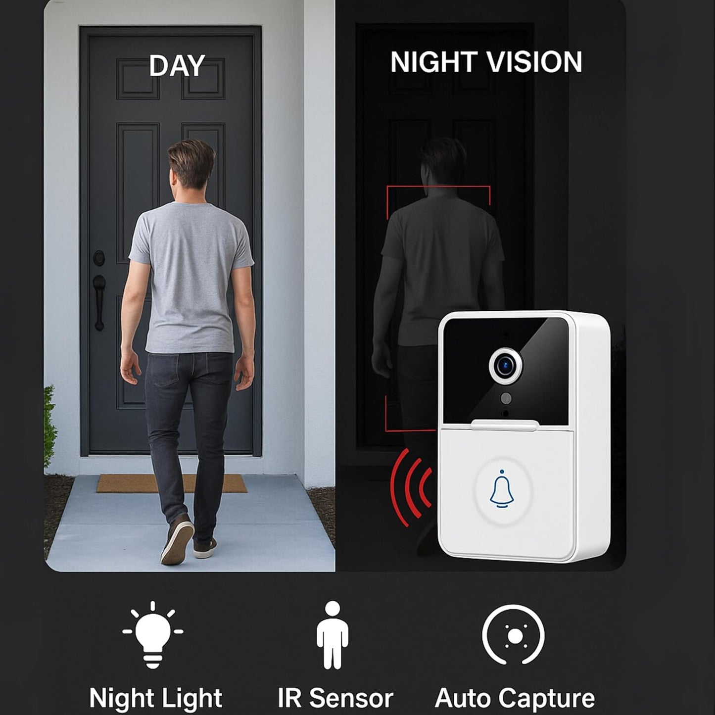 Smart Wireless WiFi Video Doorbell Camera