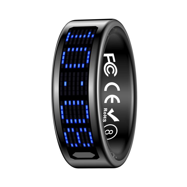 Ziker Ring – Smart Digital Tasbeeh Prayer Ring with LED Display & Wireless Charging